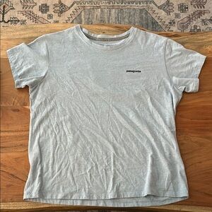 Patagonia Light Blue Gray Women’s T-Shirt